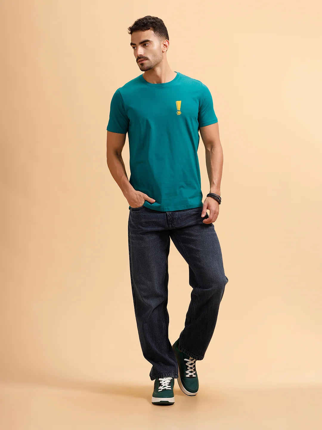 Solid Light Fade Anti Fit Jeans | Dark Blue