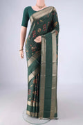 Green saree